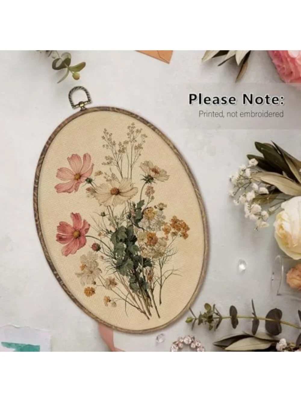 Vintage Floral Wall Art Decor, Cottagecore Flower Canvas Print, Farmhouse